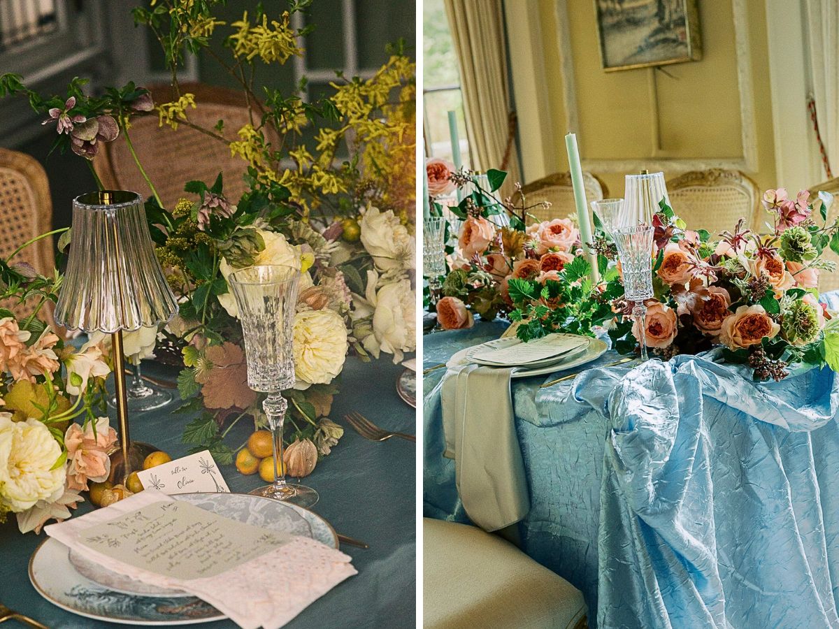 Rose Enid™ and Rose Phoebe™ in designs Heather Siu’s Artisanal Touch in Luxury Wedding and Event Designs With David Austin’s New Roses; Rose Enid™ and Rose Phoebe™