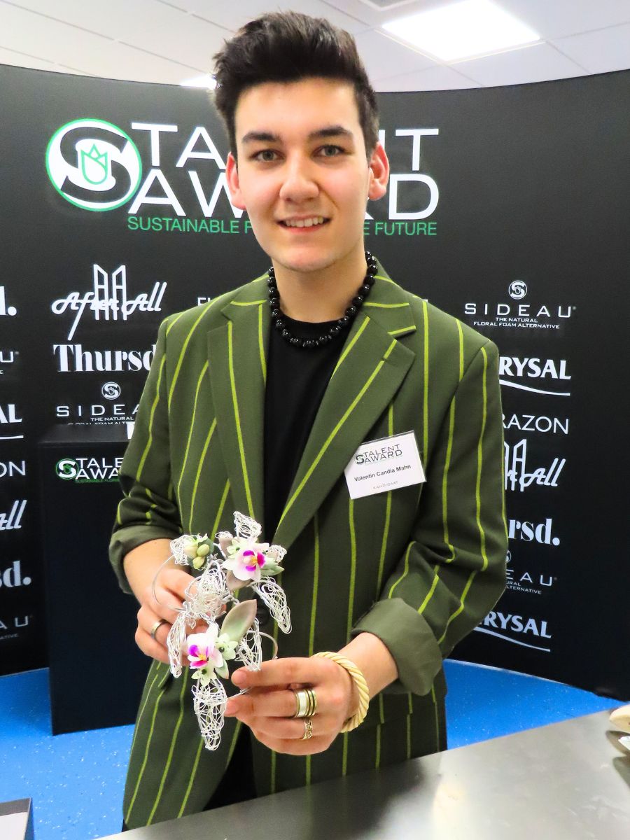 Valentin Candia winner of Talent Award Valentin Candia winner of Talent Award
