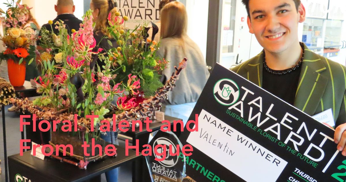 Floral designer Valentin Candia