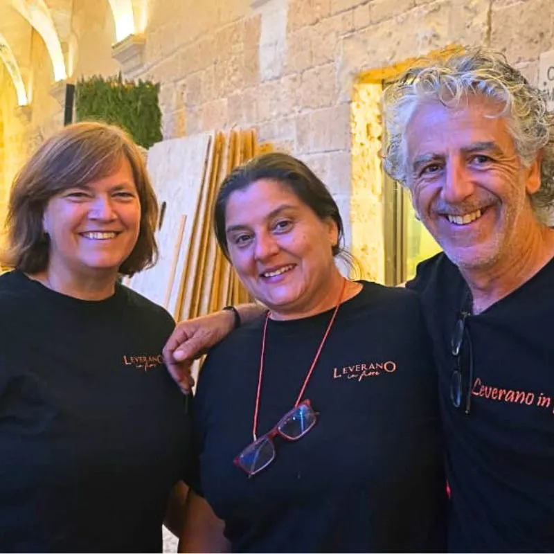 Regine Motmans With Anna and Francesco