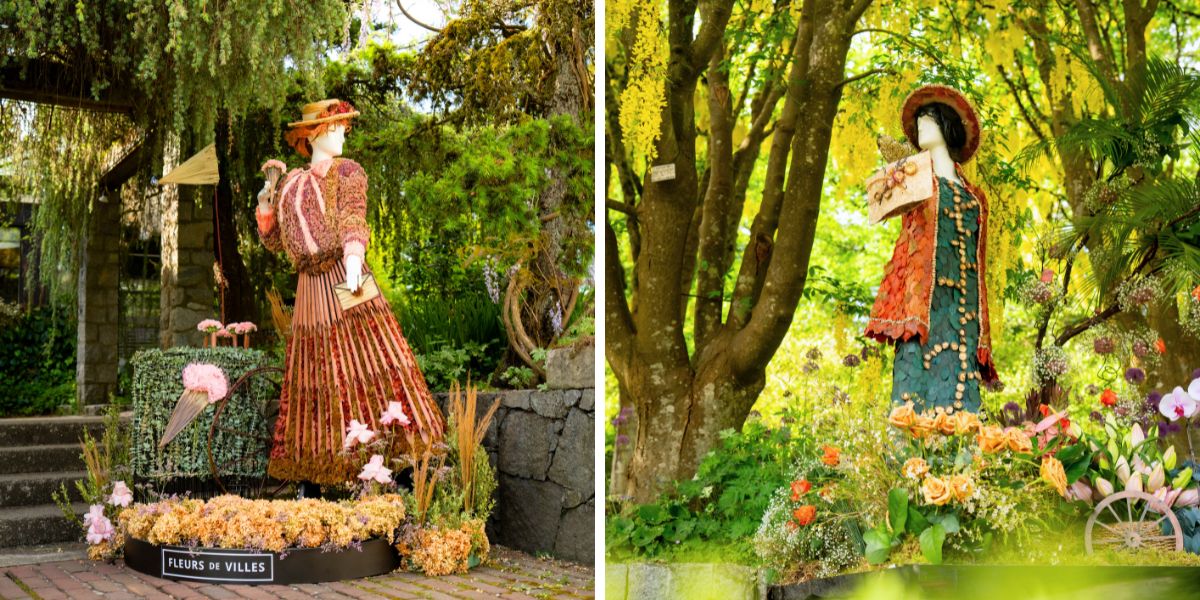 Downtown Abbey characters at VanDusen Botanical Garden Downtown Abbey characters at VanDusen Botanical Garden