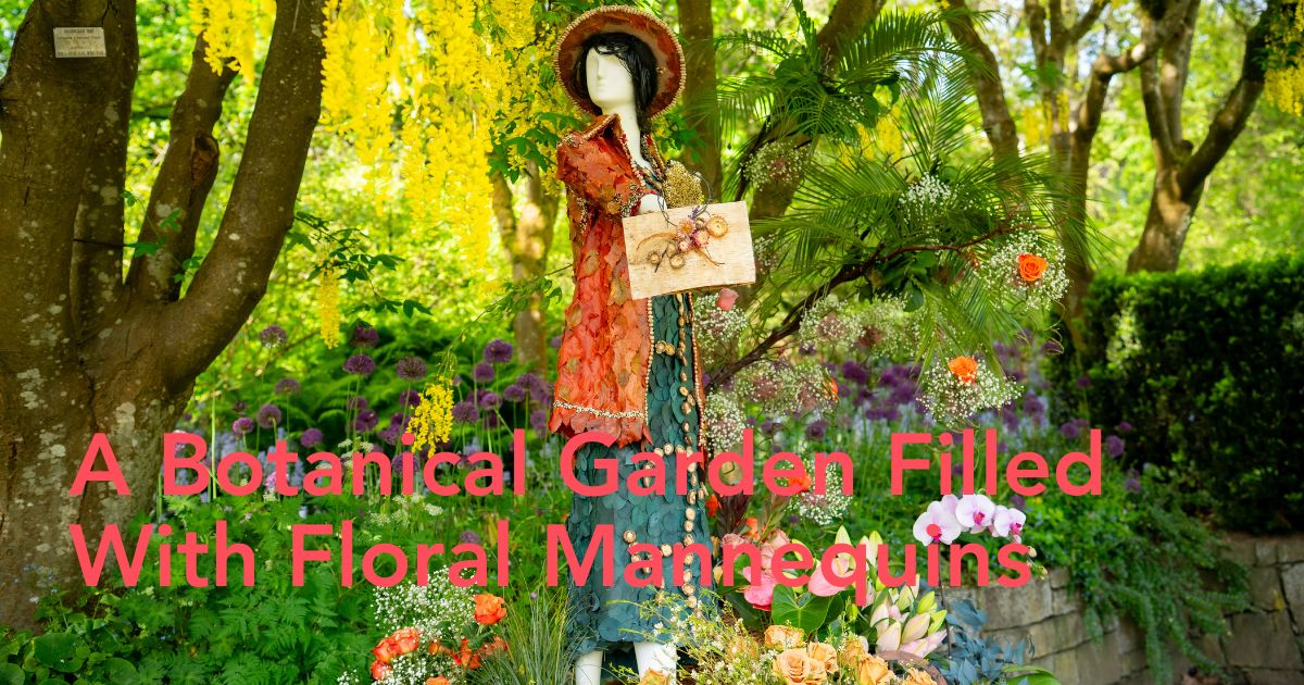 Downton Abbey floral mannequins