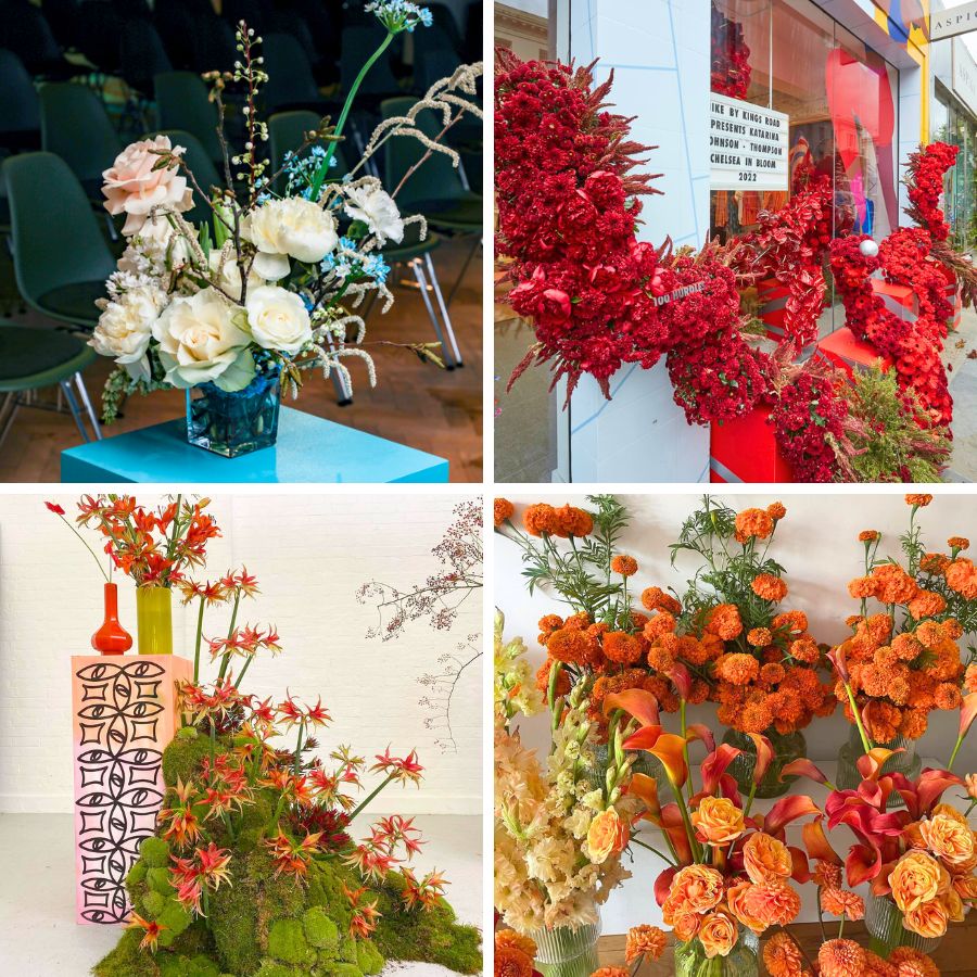 Floral designs for worldwide known brands Floral designs for worldwide known brands