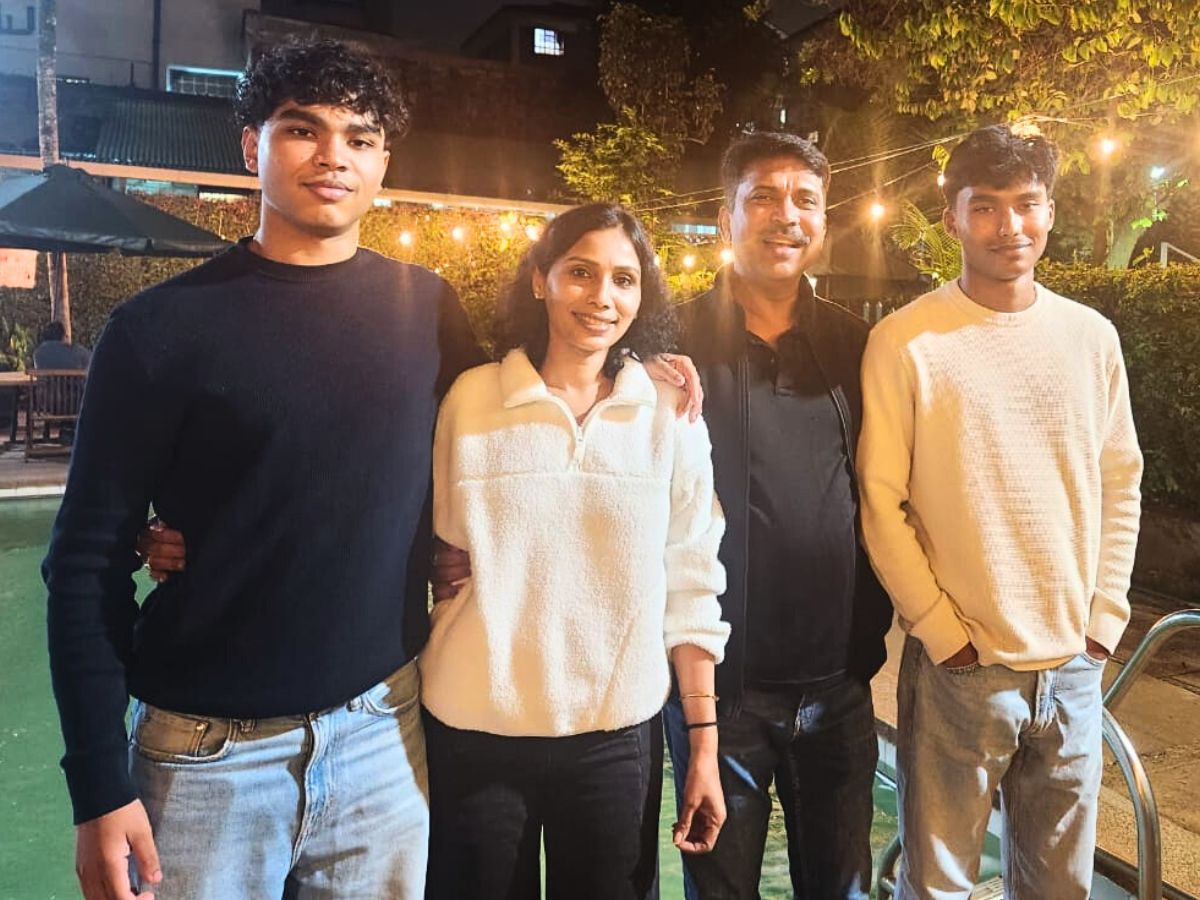 Mohan Choudhery with his family 10 Questions to Mohan