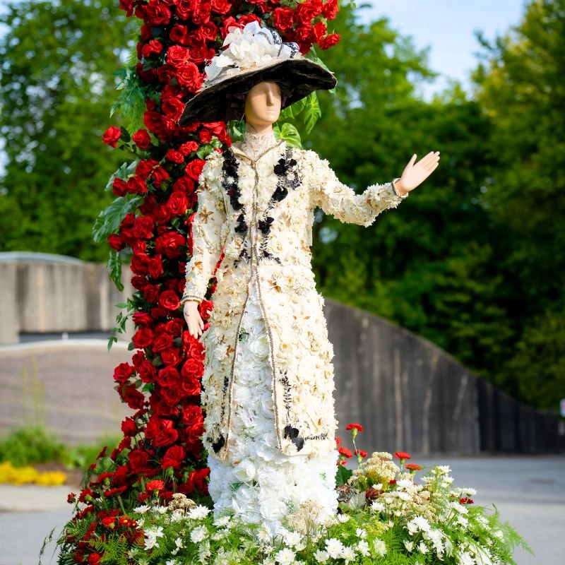 Fleurs de Villes Downton Abbey installations
