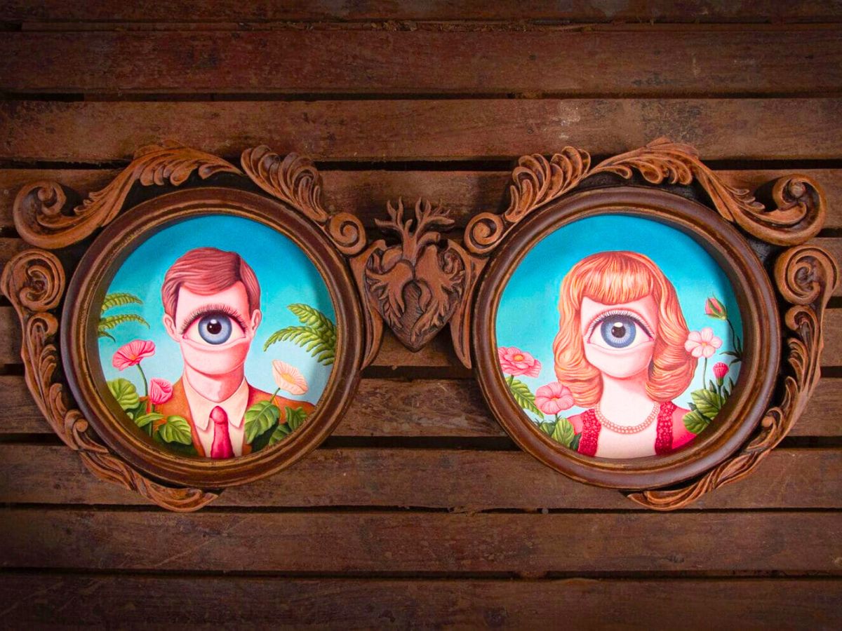 Silveiras couple eyes art Silveiras couple eyes art