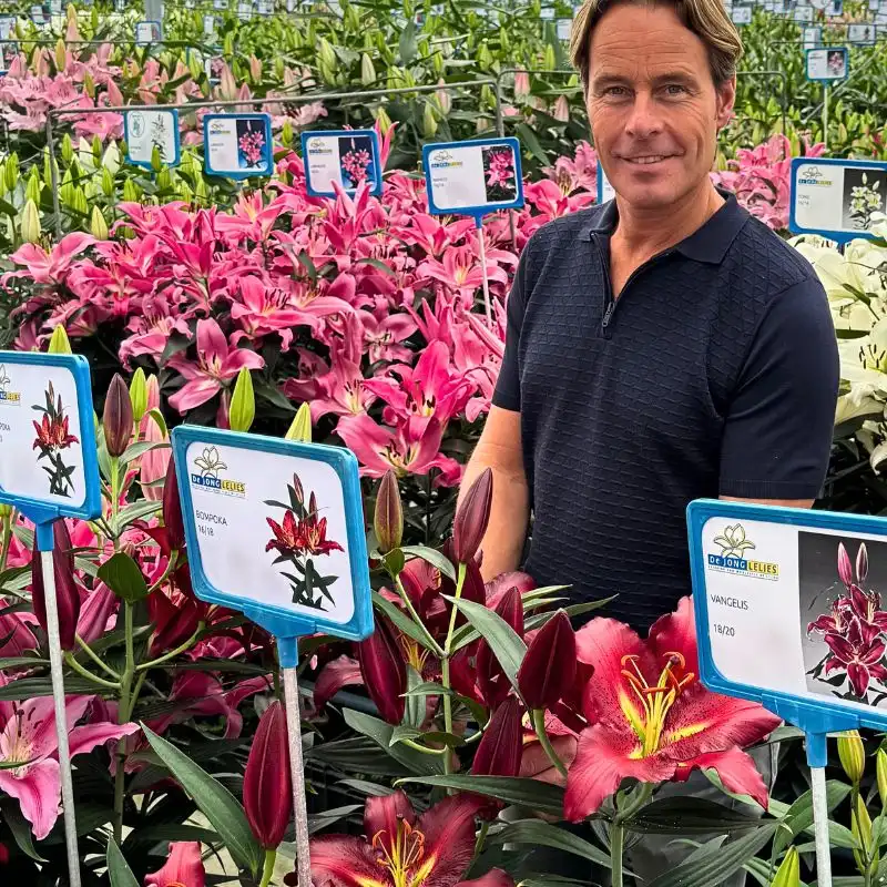 Jaap Moerman at the Dutch Lily Days