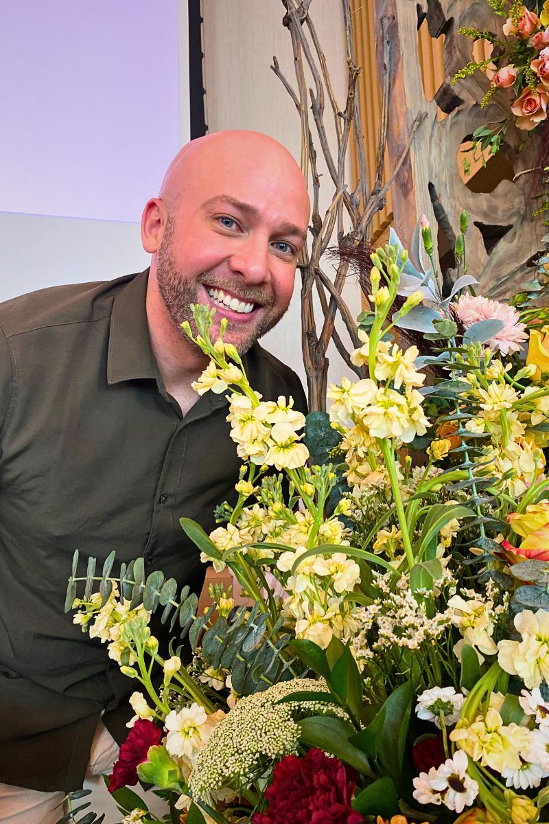 Steven Santos at Floral Bootcamp Floriexpo Steven Santos at Floral Bootcamp Floriexpo