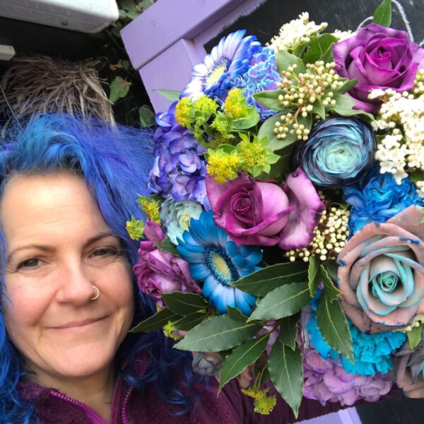 Kat Bass - Dyed bouquet - on Thursd Highlighted