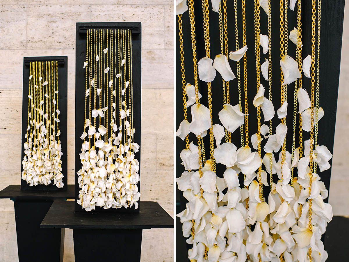 Joseph Massie white flowers on golden chain Joseph Massie white flowers on golden chain