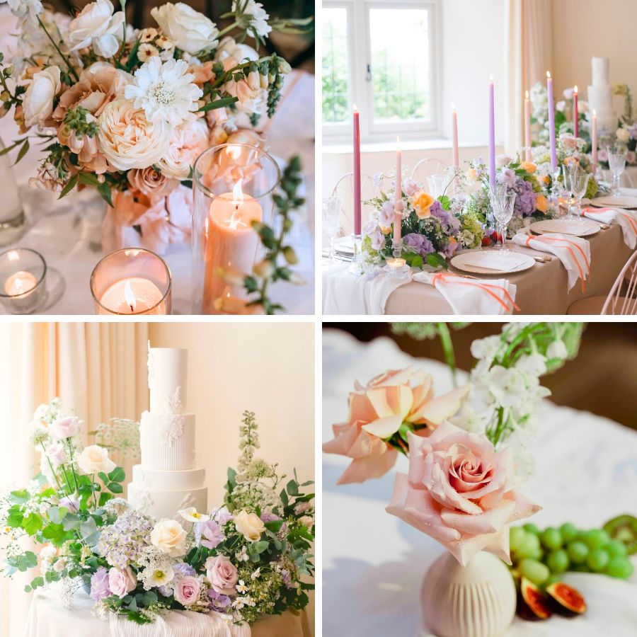 Wedding style decoration with roses by Rose and Bloom Wedding style decoration with roses by Rose and Bloom