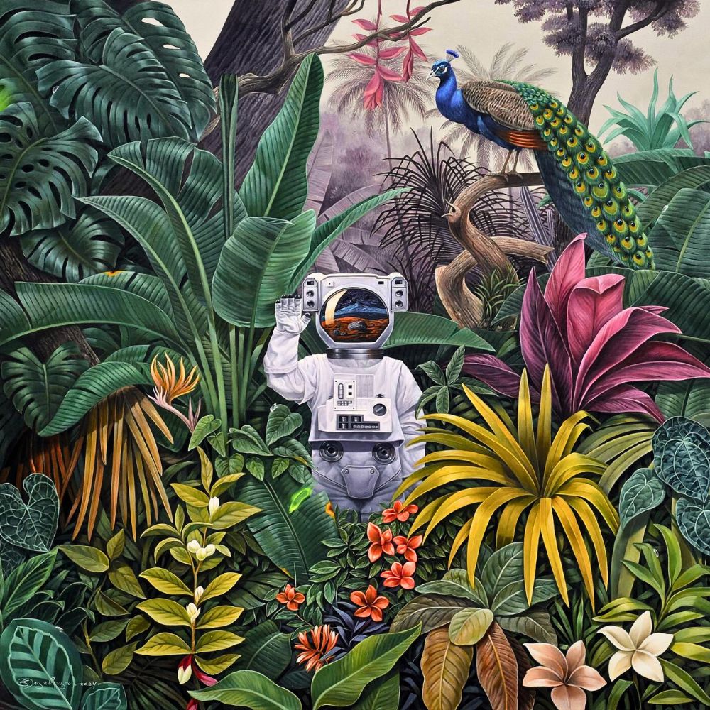 Agus Putu Suyadnya’s Symbiotic Utopia Paints a Surreal Vision of Nature and Humanity’s Survival