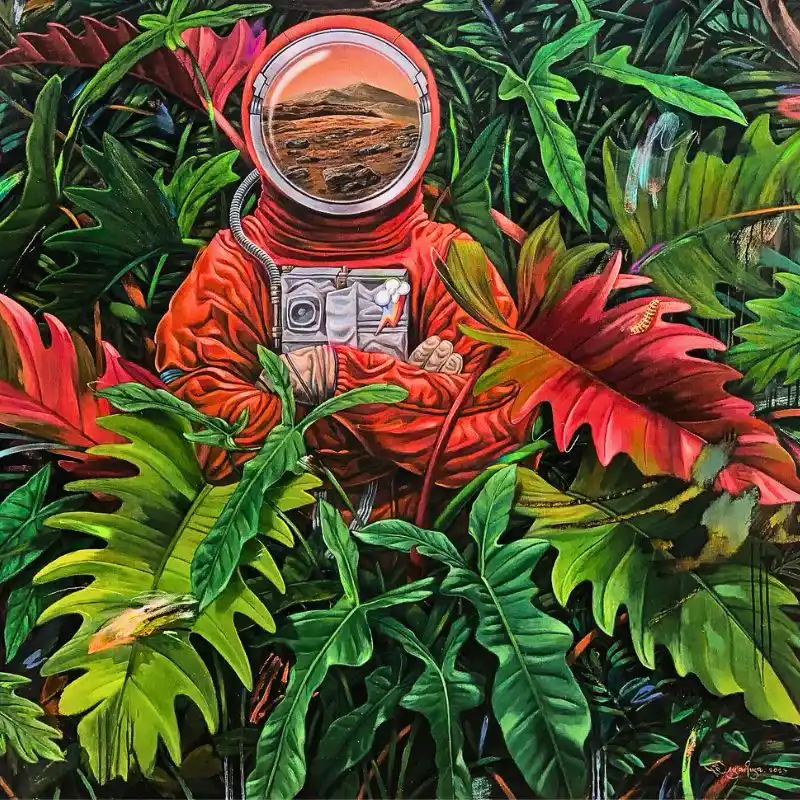 Agus Putu Suyadnya’s Symbiotic Utopia Paints a Surreal Vision of Nature and Humanity’s Survival