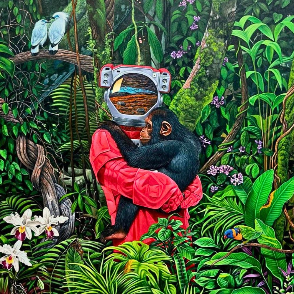 Agus Putu Suyadnya’s Symbiotic Utopia Paints a Surreal Vision of Nature and Humanity’s Survival