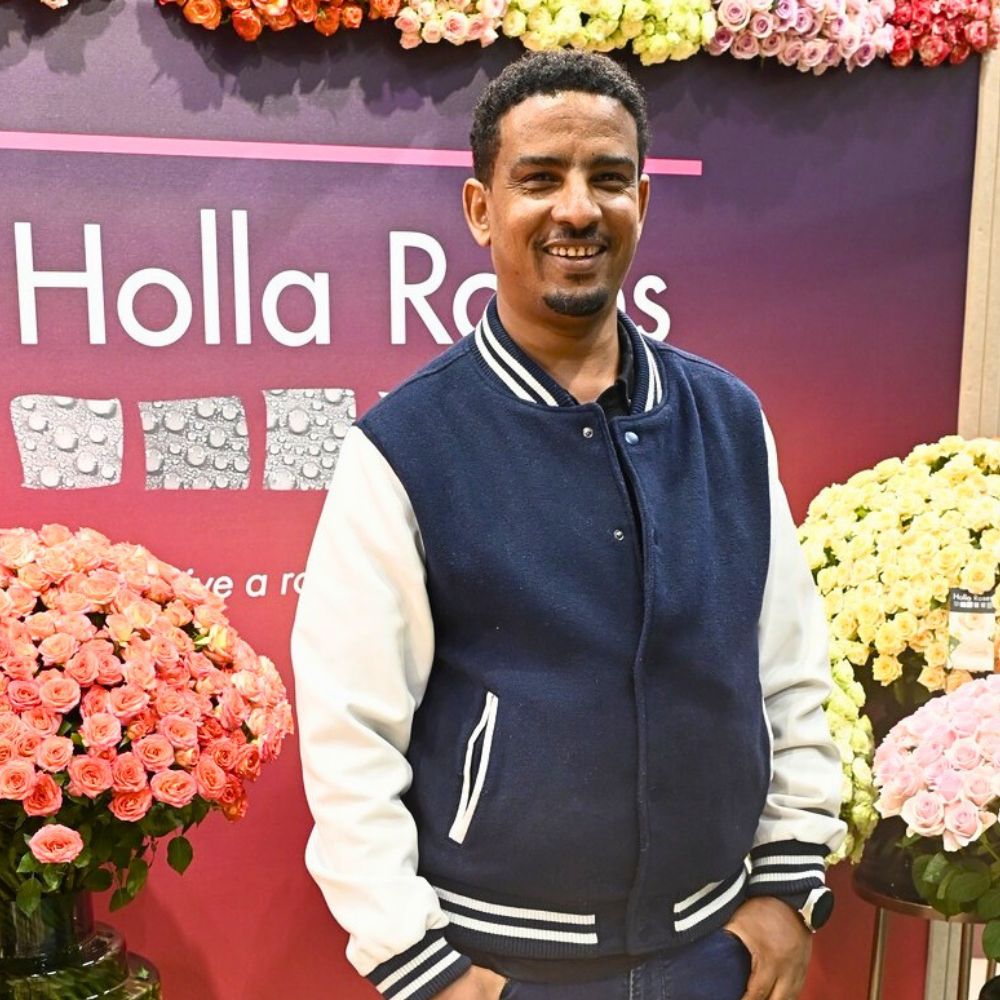 Ermiyas Solomon operational manager at Ziway Roses Rose Red Tacazzi