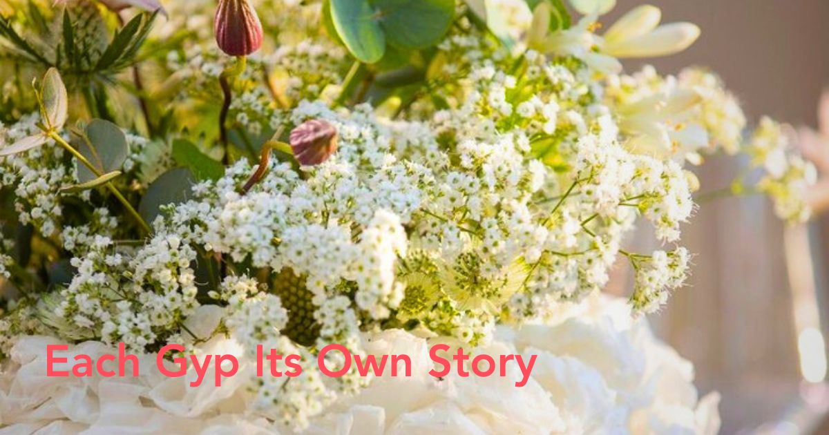 Wedding design with gypsophila by BLOOMS