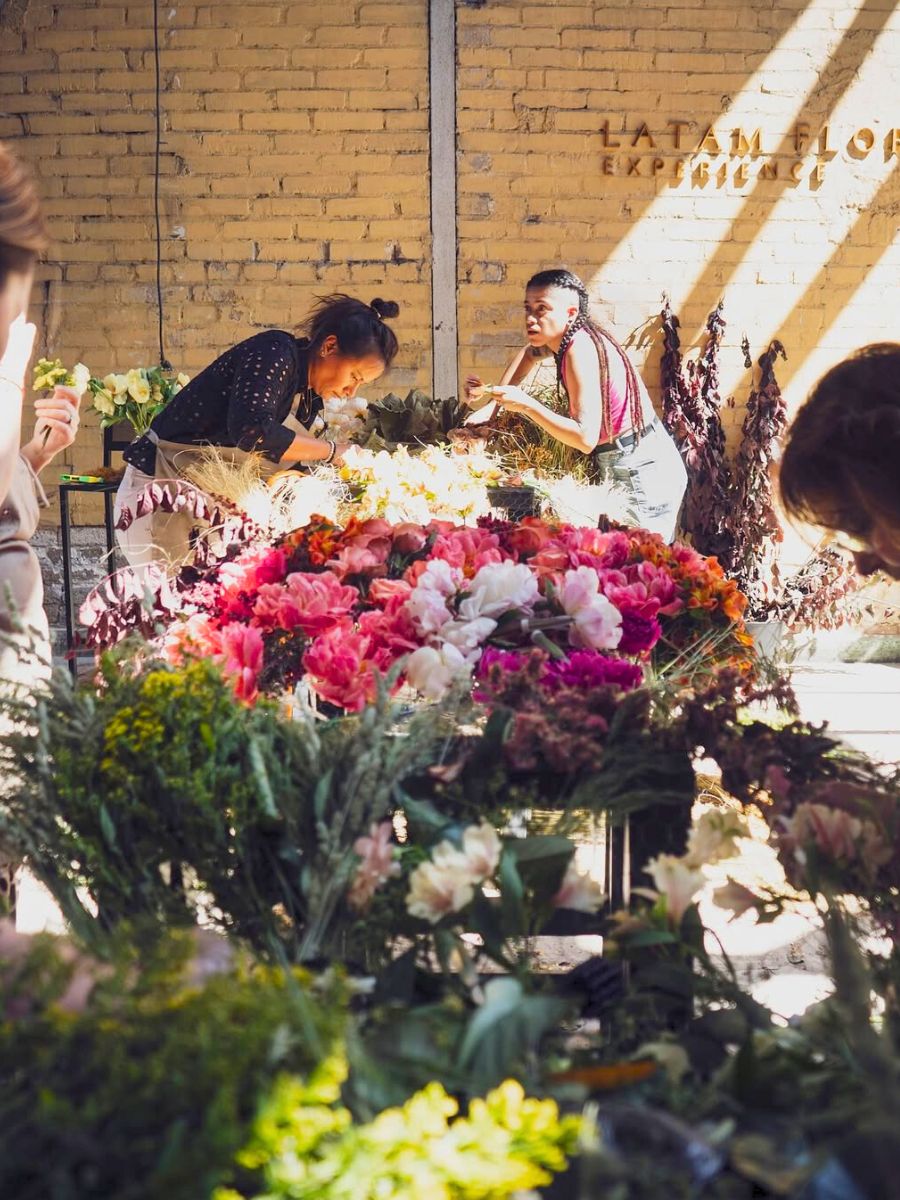 Floral workshop by Latam floral experience