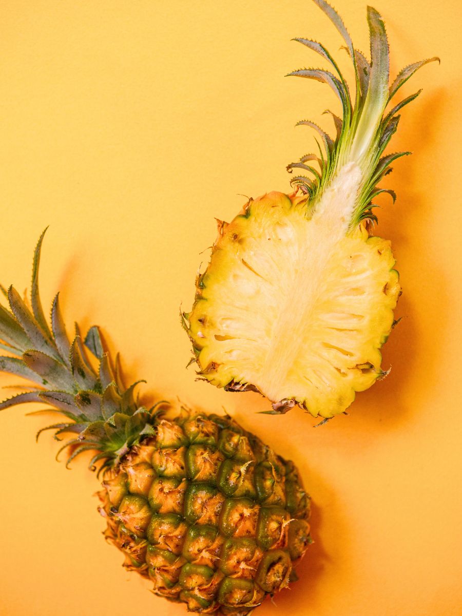 Fresh yellow pineapple
