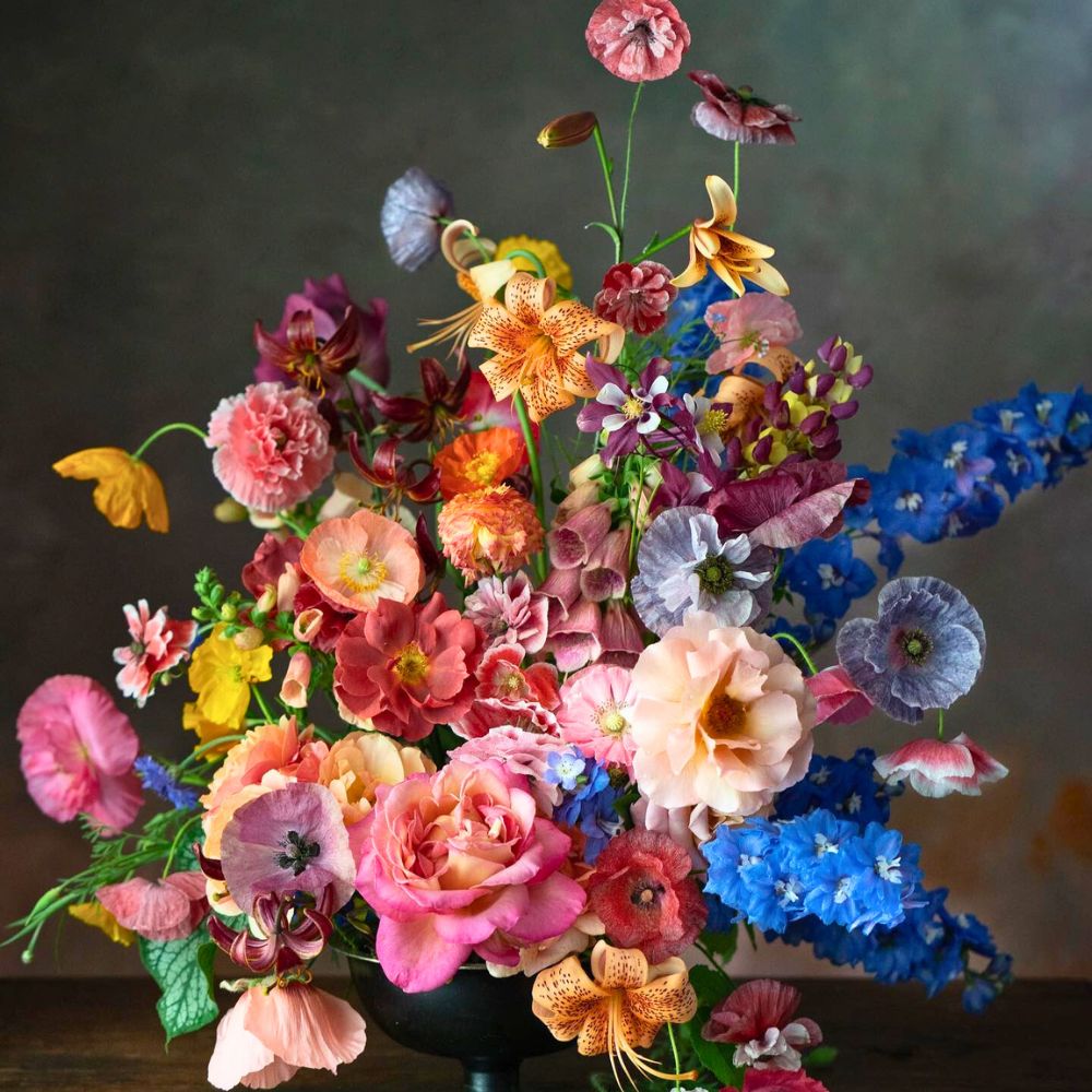 Summer flower bouquet courtesy of Tulipina Summer Flower Bouquets