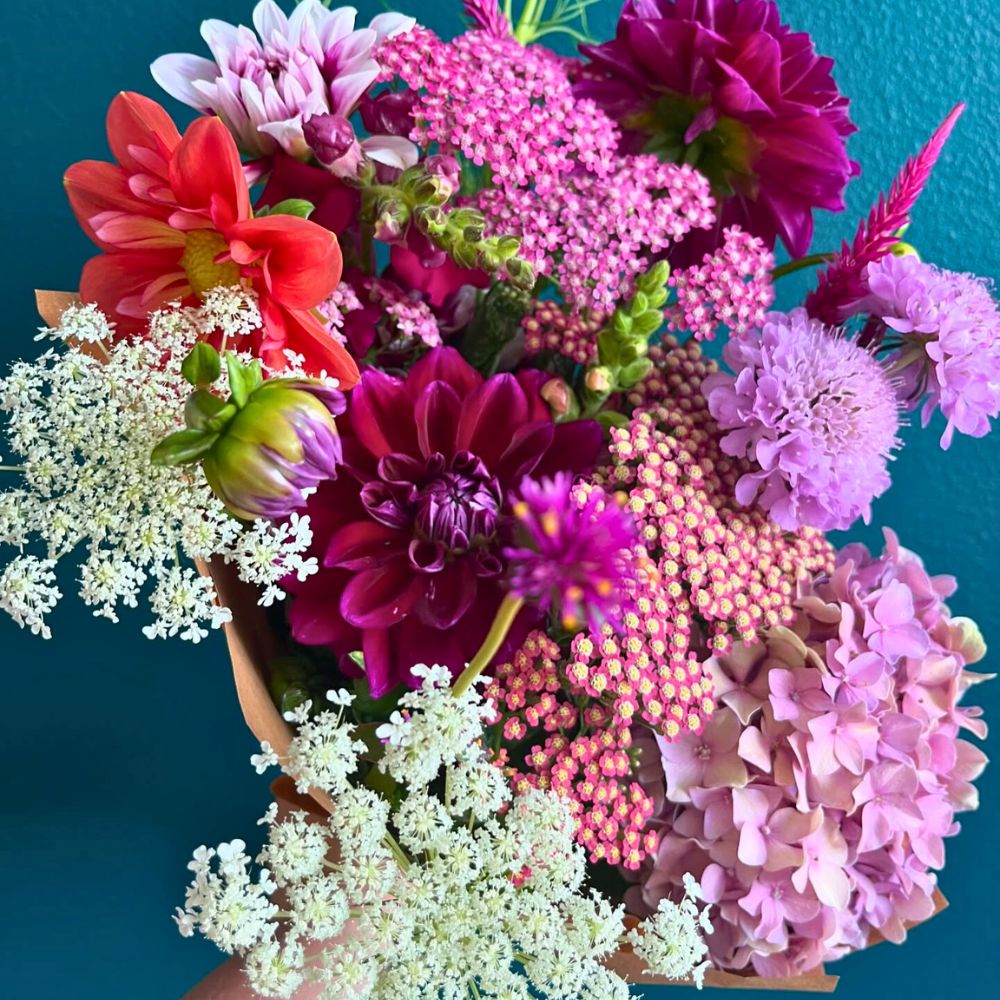 Summer Street Flowers Bouquet Summer Flower Bouquets