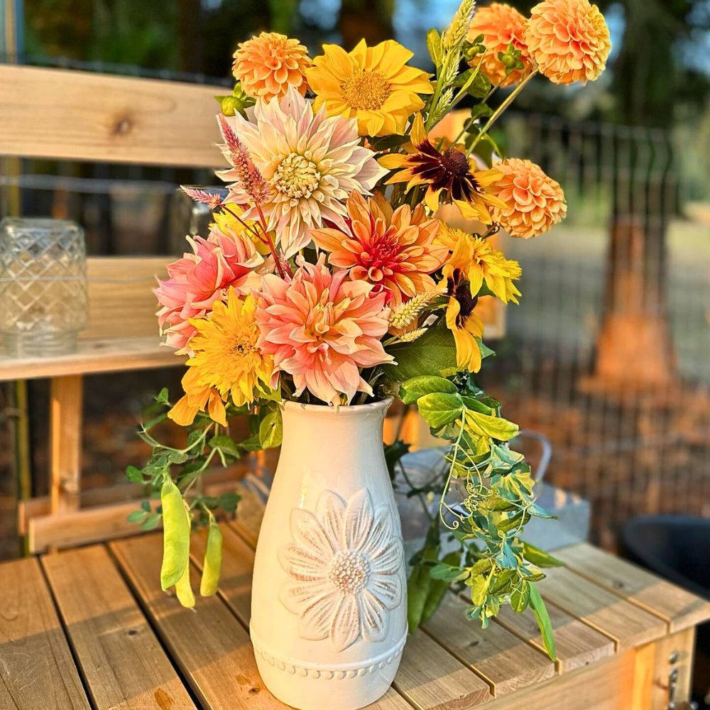 Happy Valley Farmstead summer flower bouquet Summer Flower Bouquet