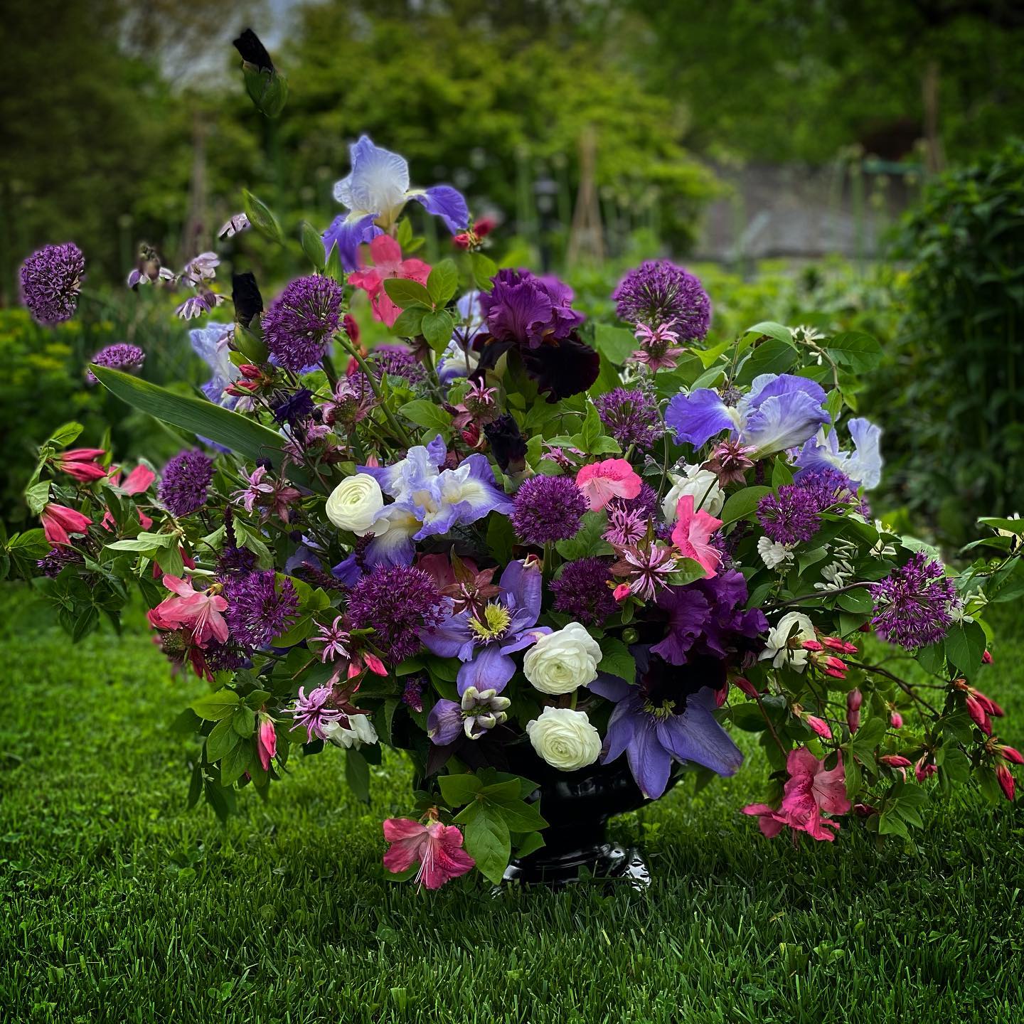 Azalea flowers in floral arrangement Azalea flowers in floral arrangement