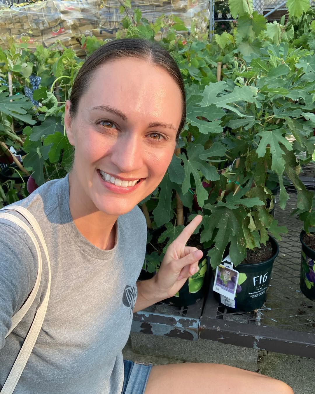 Women Showing Container Trees 