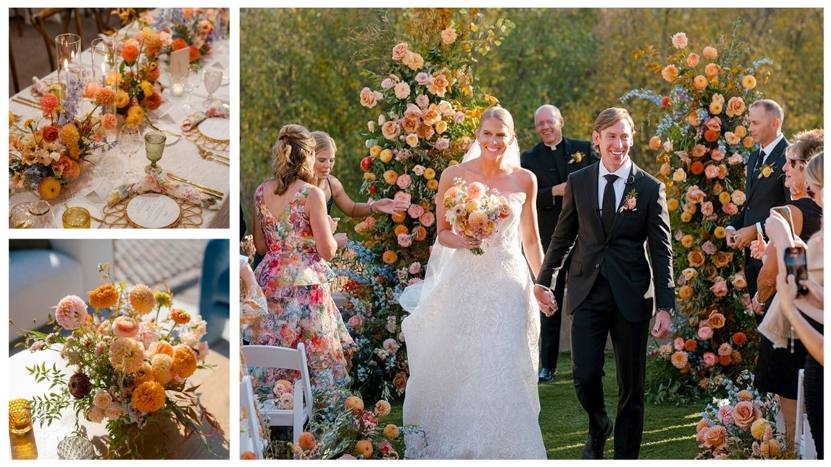 Using Sideau on wedding by Colorado Wedding Florist