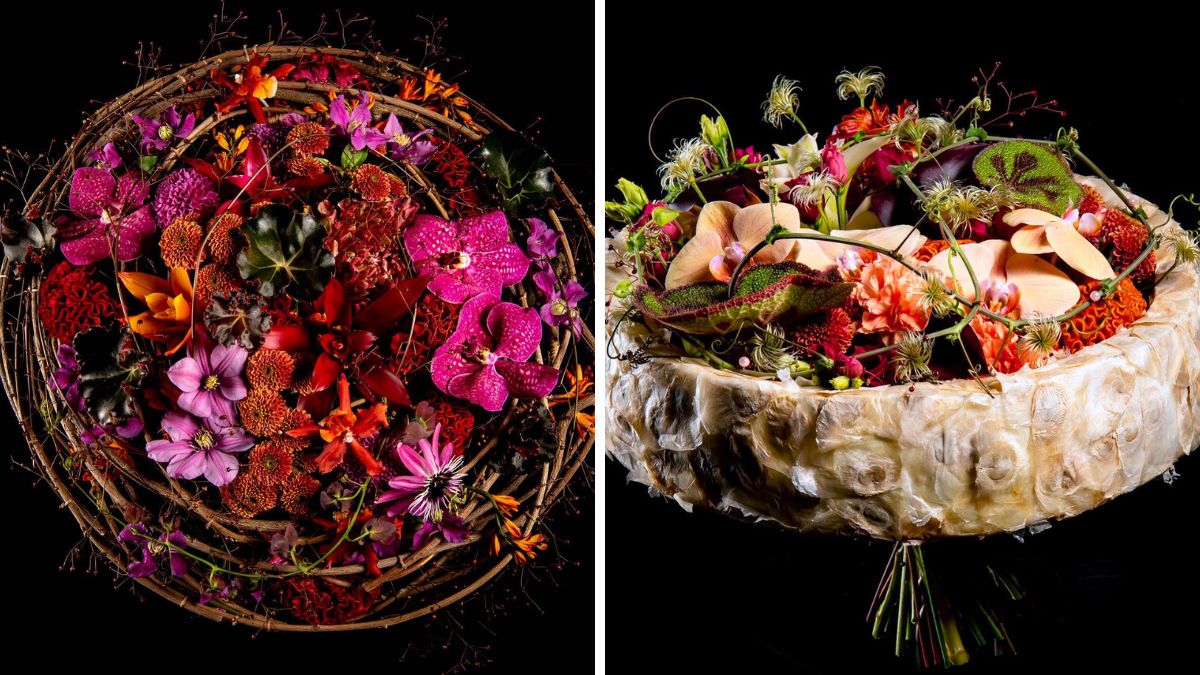 Celosia in art pieces from Hanneke Frankema