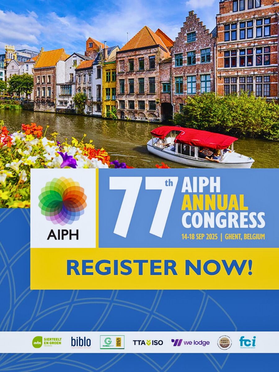 The 77th AIPH Annual Congress in Ghent Charts a Sustainable Future for the Horticulture Industry.