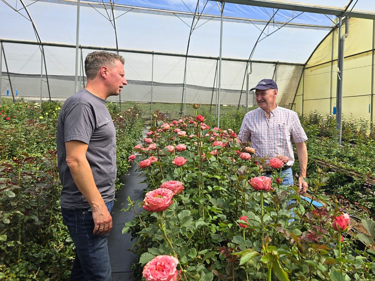 Peter van Delft with Robin Letcher of De Ruiter East Africa Marketing for Growers