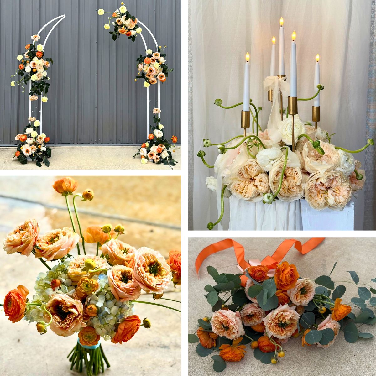 Design by Andie Muller From The Flower Studio Oxford Ranunculus Tessa