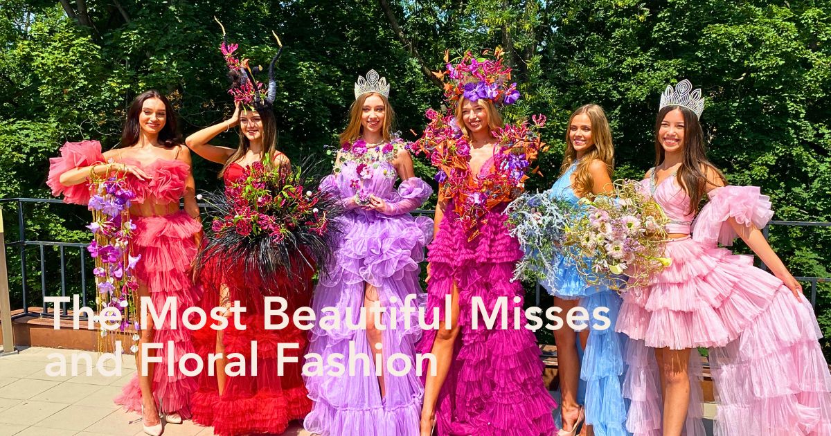 The Models Wearing Body Flowers in Otmuchow