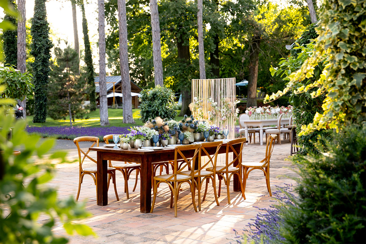 Krisztian Kover Summer table in garden