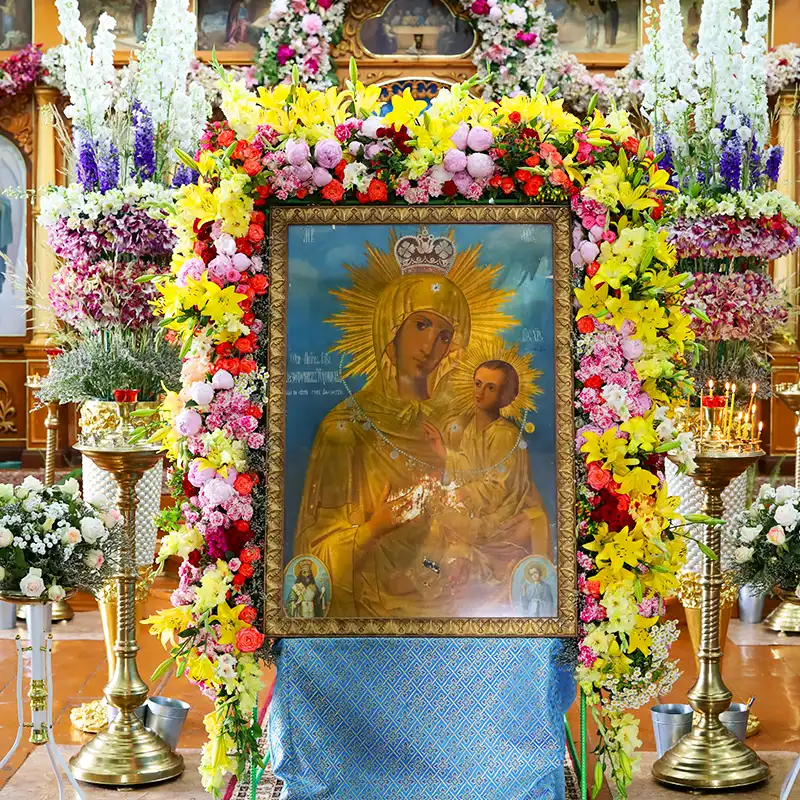 Petr Anokhin Miraculous Tikhvin Icon