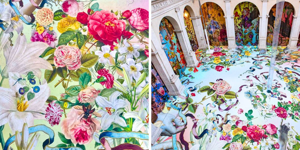 Flowers take center stage at Chiostro del Bramante