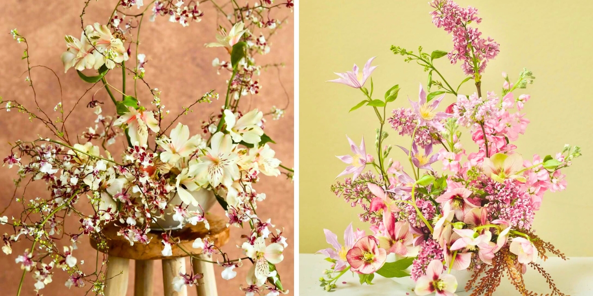 Delicate floral arrangements for weddings Delicate floral arrangements for weddings