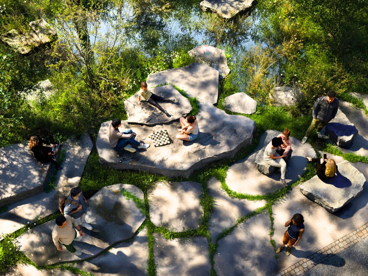 Crack shaped stones to connect with nature Crack shaped stones to connect with nature