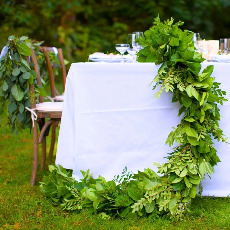 Main table greenery