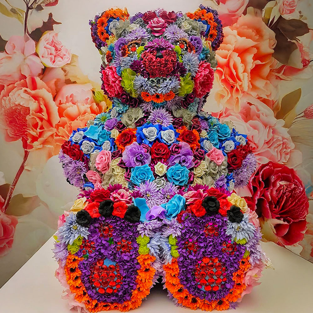 real or fake flowers teddybear by eastmeetswest97 real or fake flowers teddybear by eastmeetswest97
