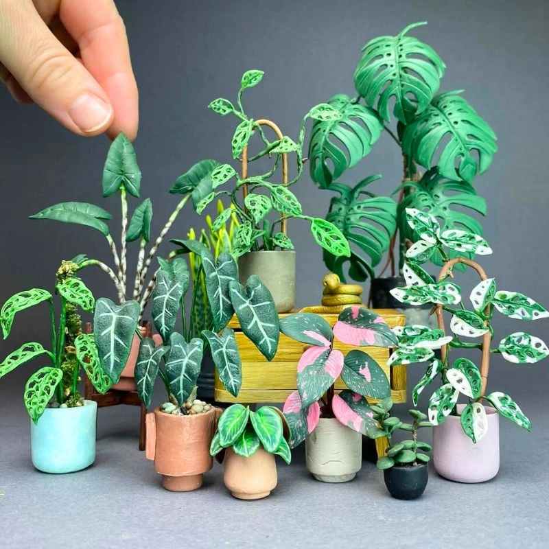 Clay Plants By Astrid Wilk