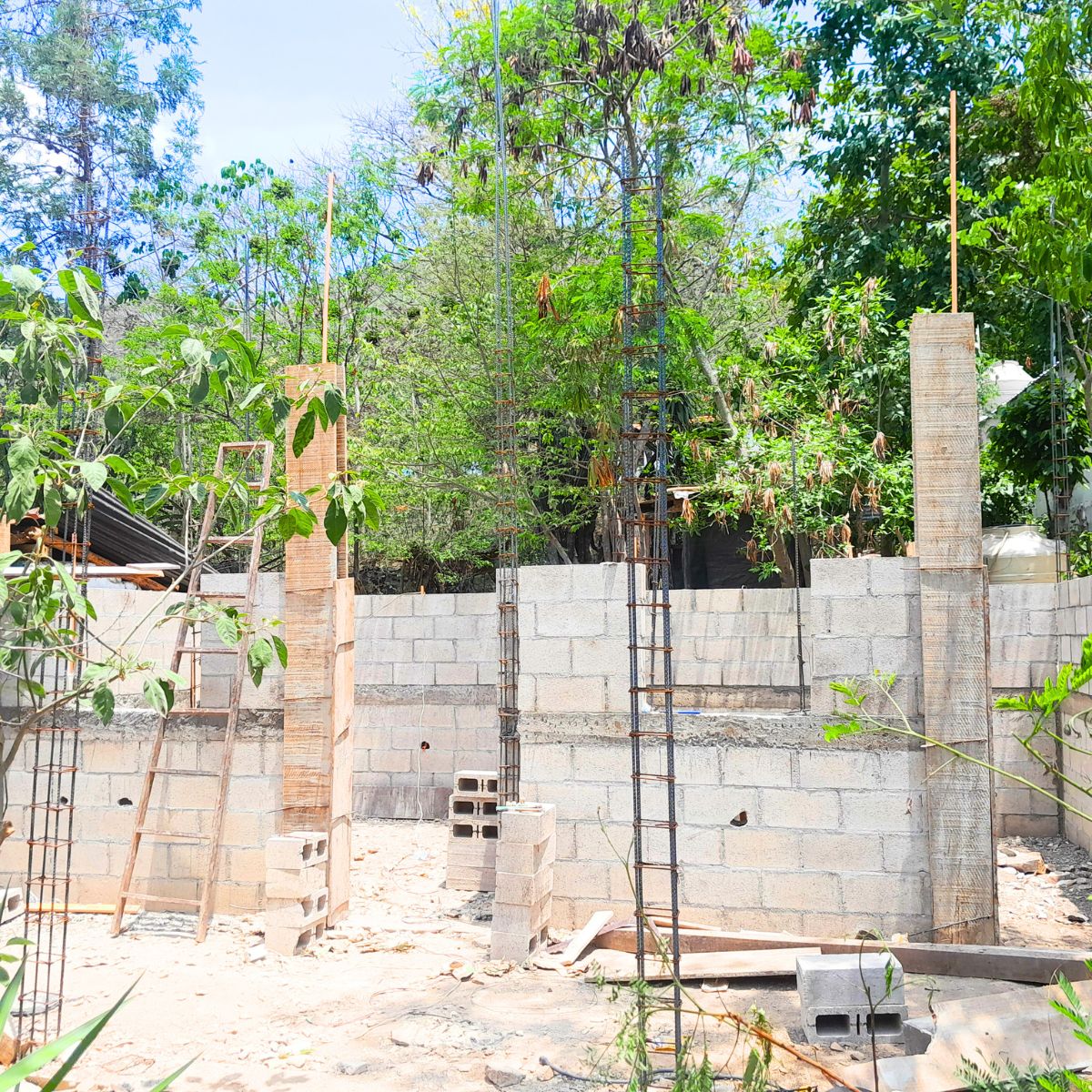 Construction of house for workers by TAK Construction of house for workers by TAK