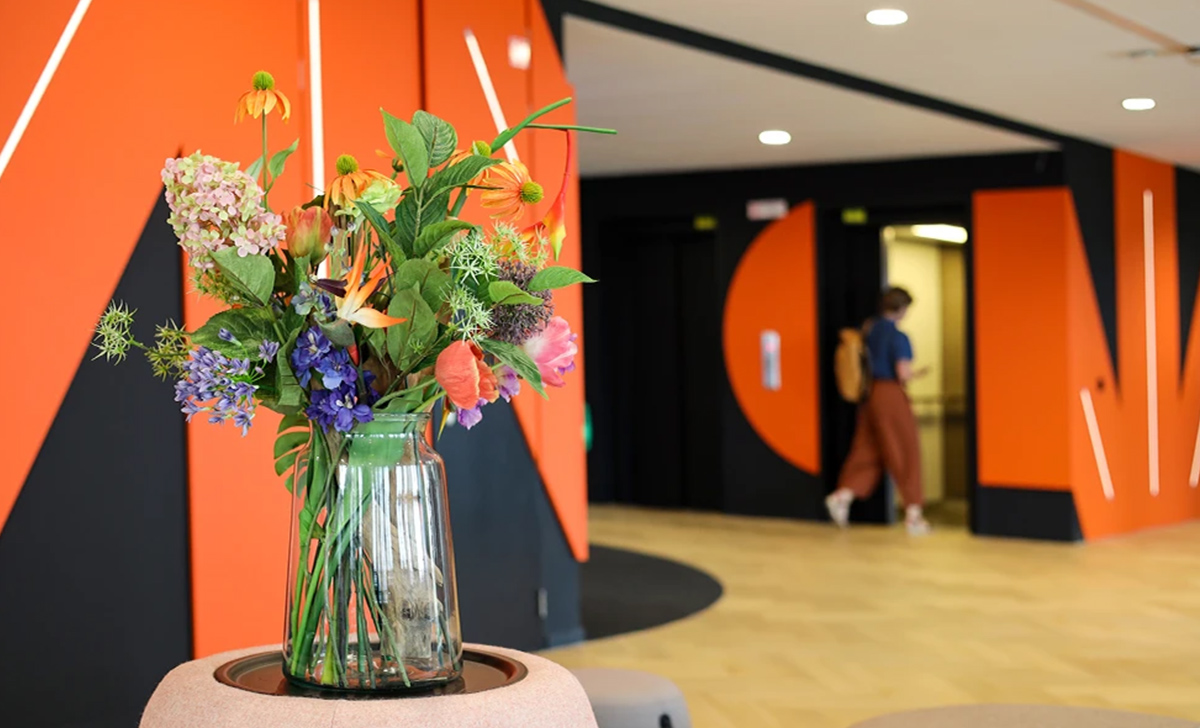 Plastic Flowers in Office Ten Brinke Plastic Flowers in Office Ten Brinke