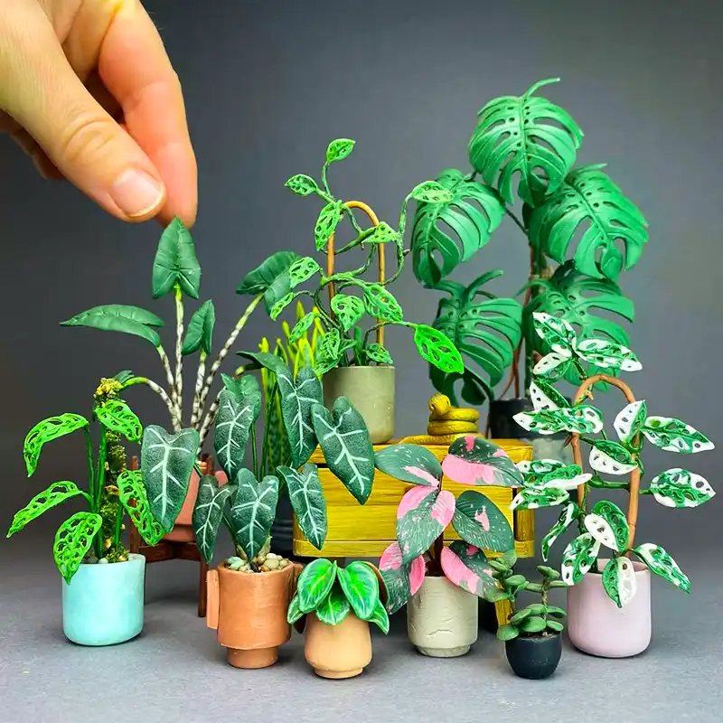 Clay Plants By Astrid Wilk