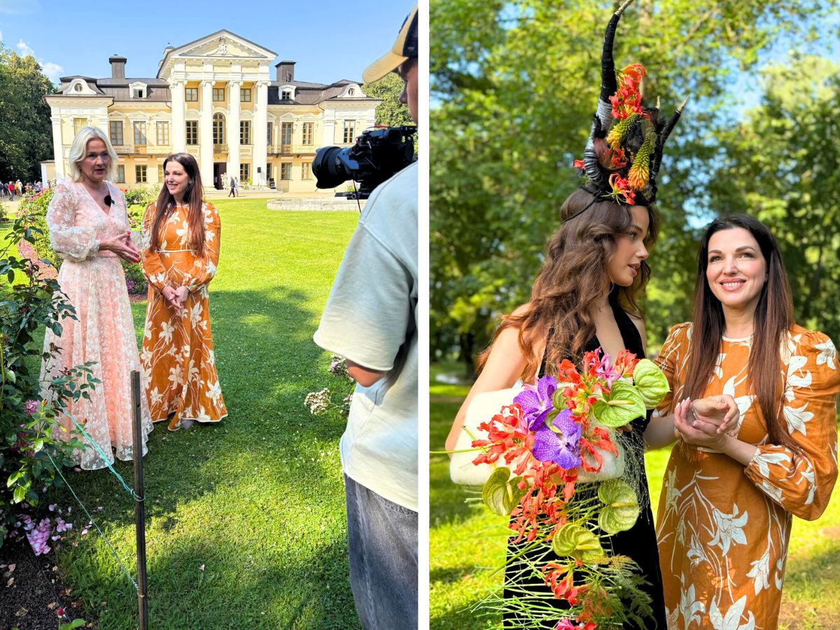 Kristina Rimiene With Odeta Rikliene on the Left and With Marija, her Daughter on the Right. Kristina Rimiene With Odeta Rikliene on the Left and With Marija, her Daughter on the Right.