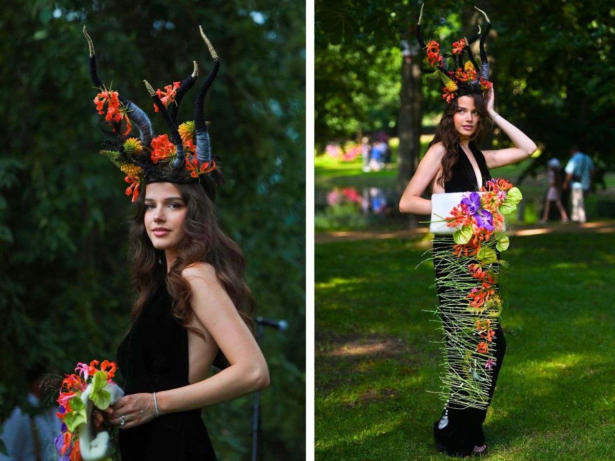 Marija, Daughter Kristina Rimiene Modelling for Her at Rose Festival Lithuania. Marija, Daughter Kristina Rimiene Modelling for Her at Rose Festival Lithuania.