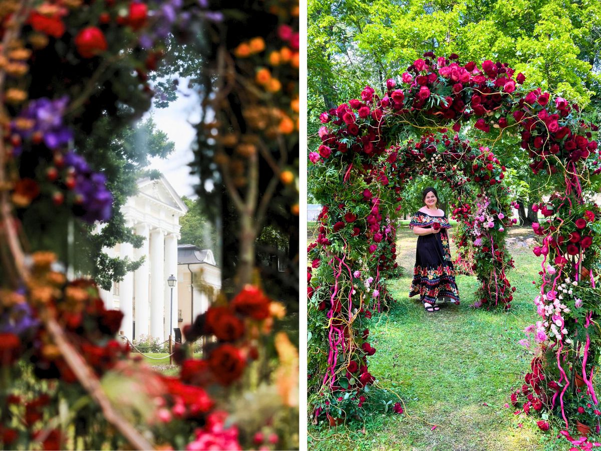 Rose Festival Manor Paezeriai and Iwona Kwiatek Arch of Roses
