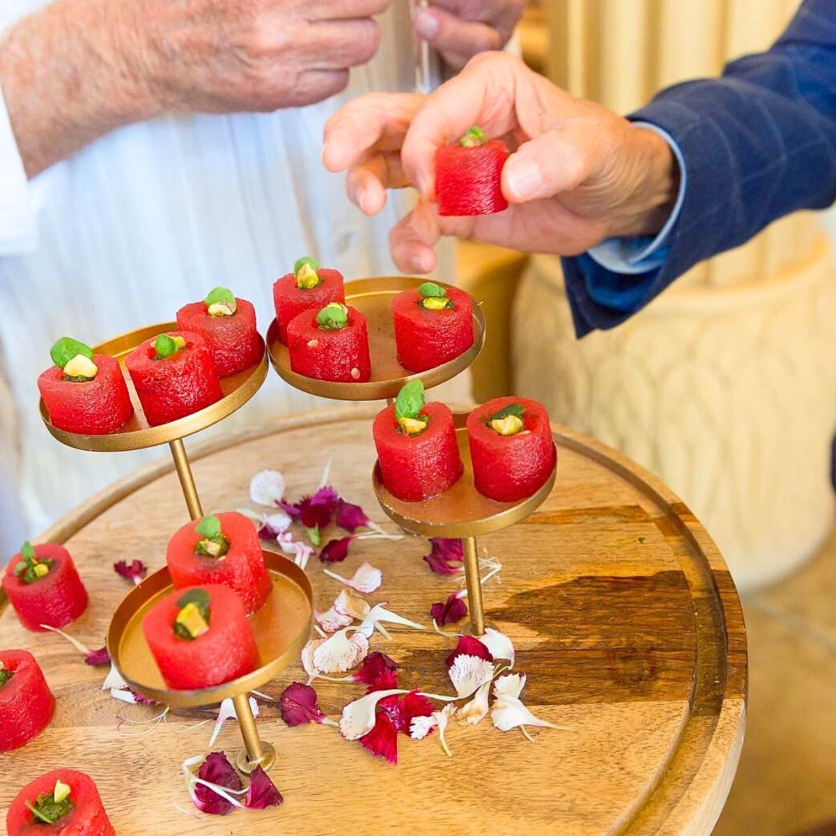 Watermelon delights for an event Watermelon delights for an event