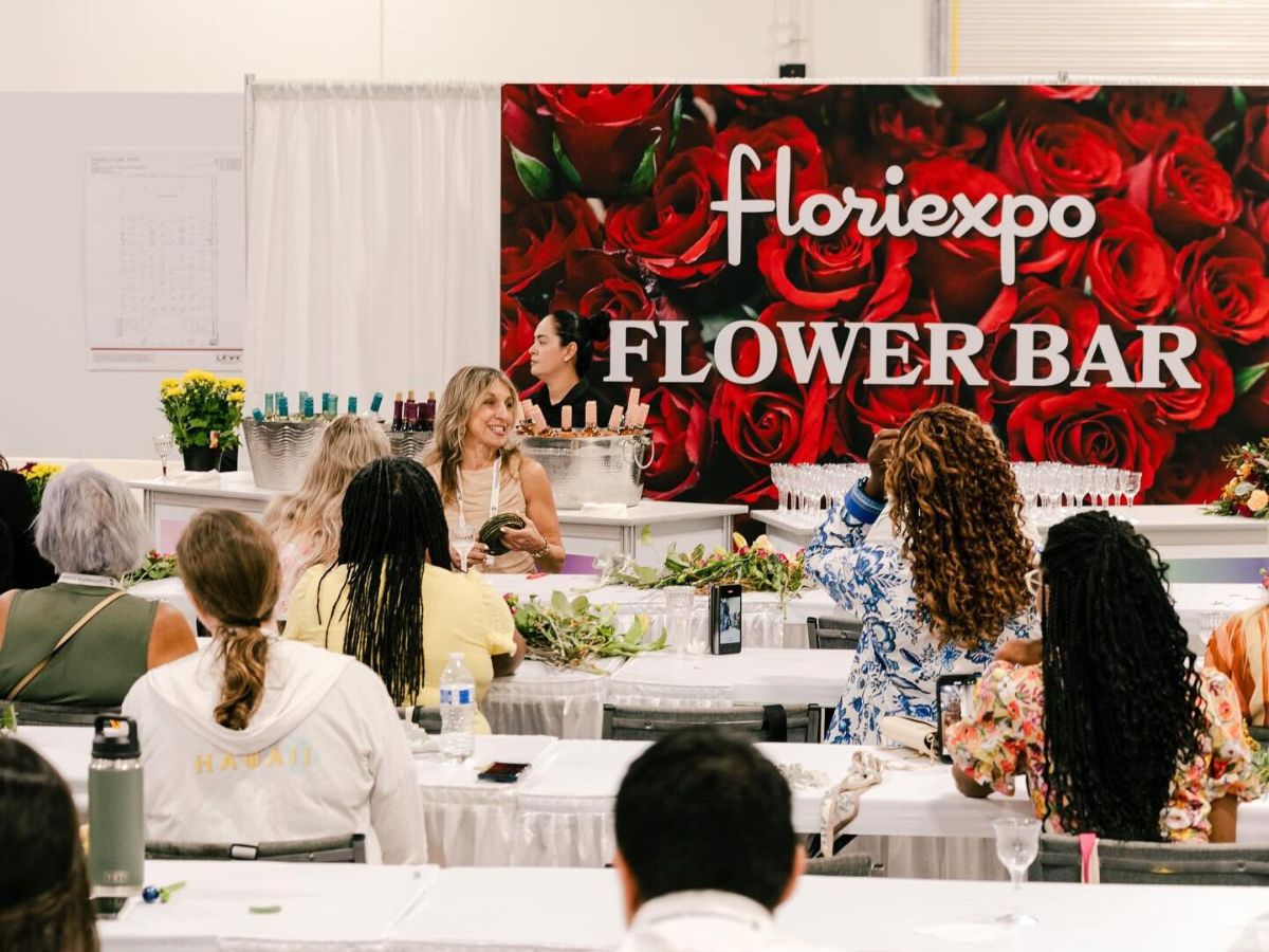 The Flower Bar at Floriexpo Brand Marketing