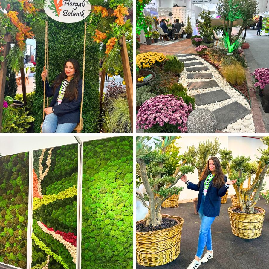 Scenes of landscaping architecture and designs at Istanbul fair Scenes of landscaping architecture and designs at Istanbul fair